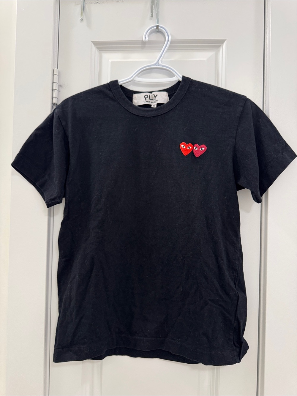 Commes des garçon embroidered tshirt